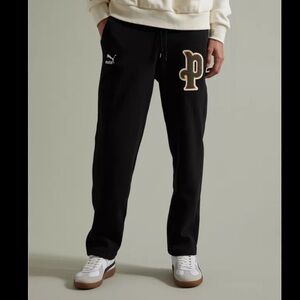 PUMA Black Sweatpants with P Patch XL